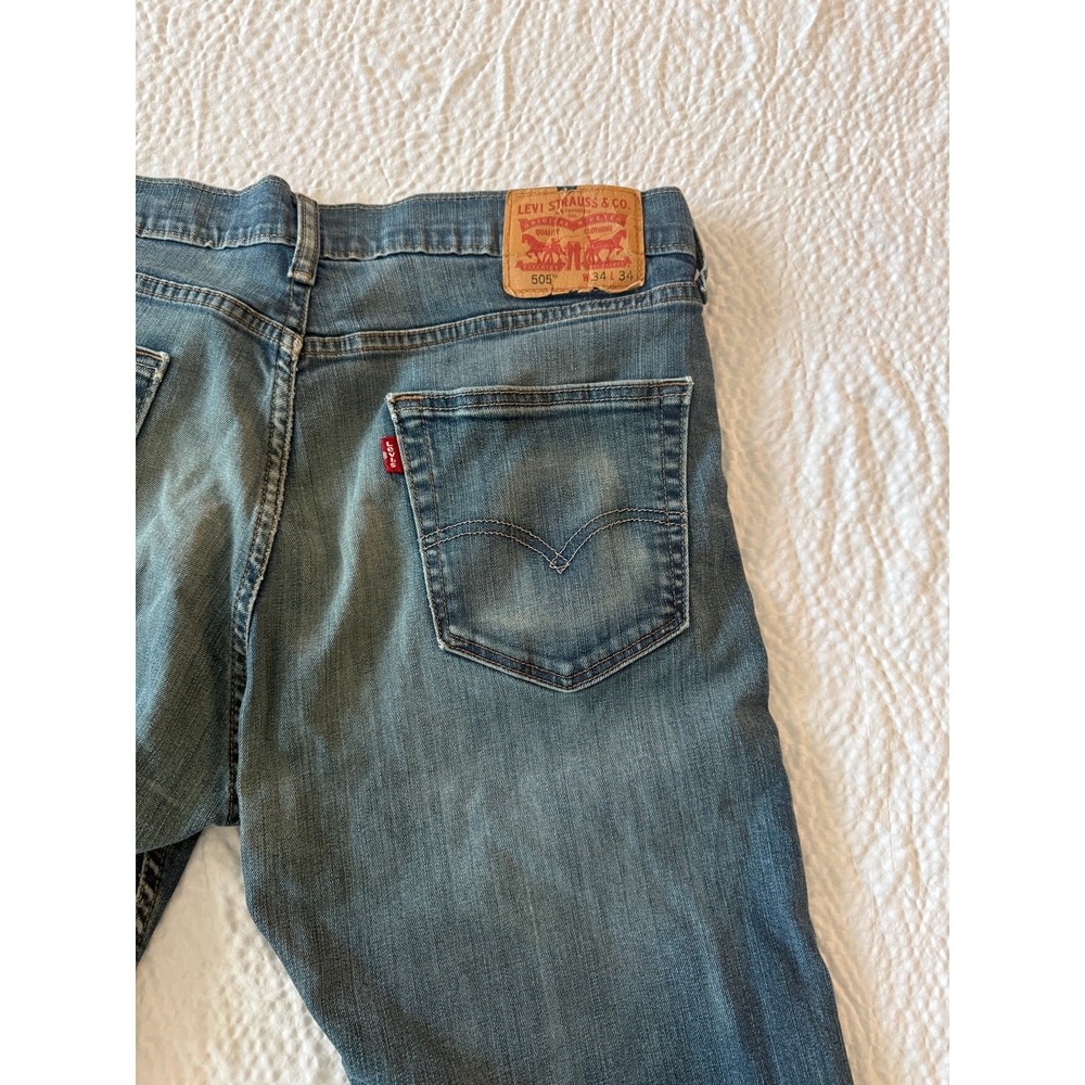 Levi's 505 Jeans Men's 34x34 - Picture 4 of 4